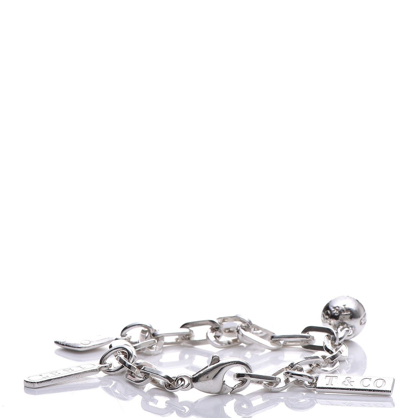 Sterling Silver 1837 Charm Bracelet
