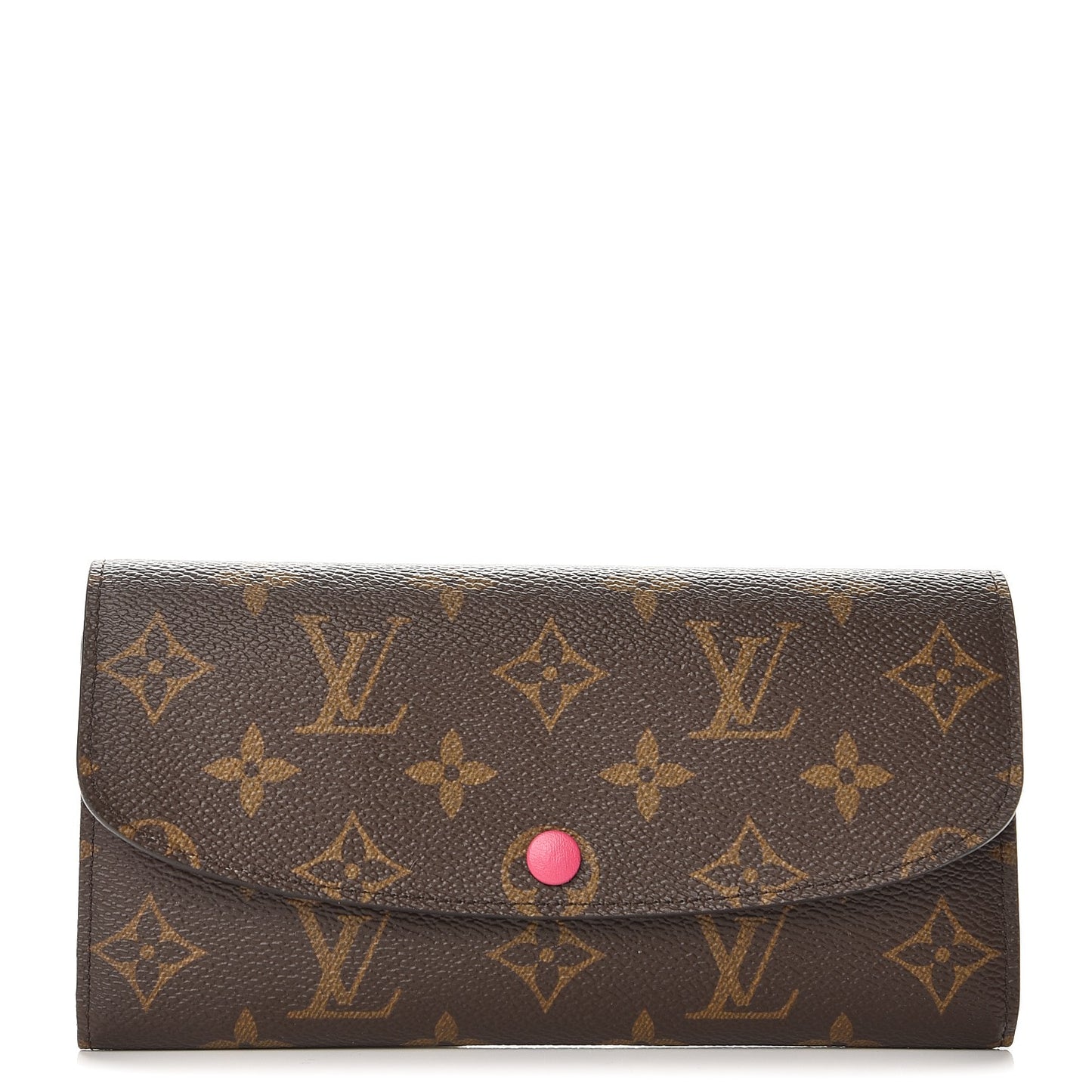 Monogram Emilie Wallet Hot Pink