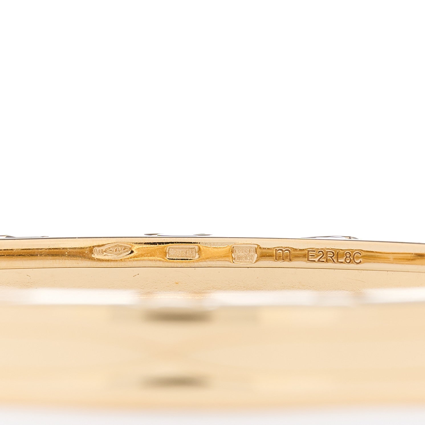 Bulgari 18K Yellow Gold B.Zero1 Bangle Bracelet M 4 of 4