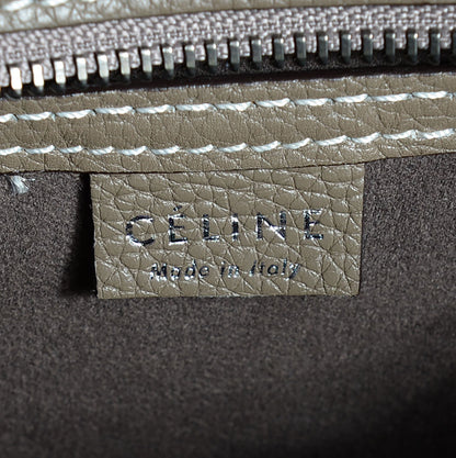 Celine Drummed Calfskin Nano Luggage Souris 8 of 8
