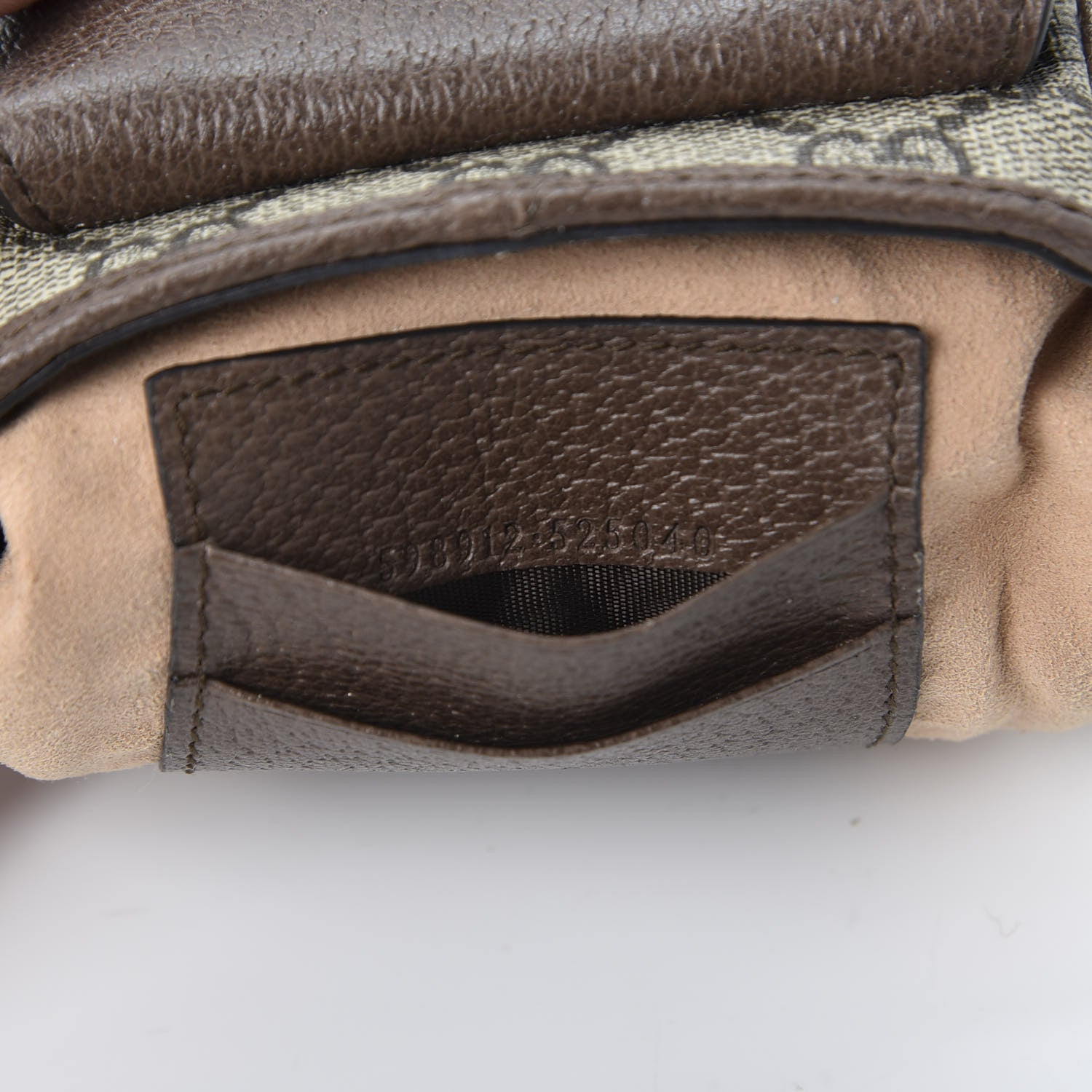 Gucci GG Supreme Monogram Web Ophidia Phone Crossbody Bag Beige New Acero 8 of 10