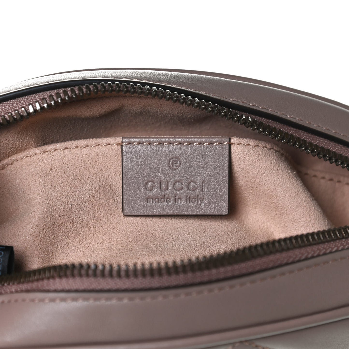 Calfskin Matelasse GG Marmont Belt Bag 85 34 Porcelain Rose