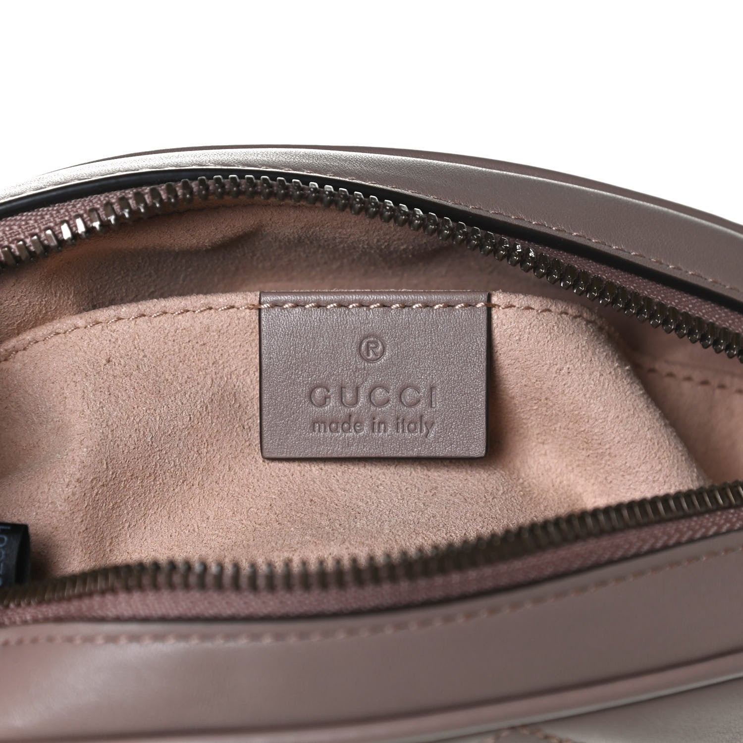 Gucci Calfskin Matelasse GG Marmont Belt Bag 85 34 Porcelain Rose 6 of 16