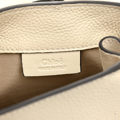 Chloe Suede Calfskin Mini Faye Backpack Off White 6 of 10