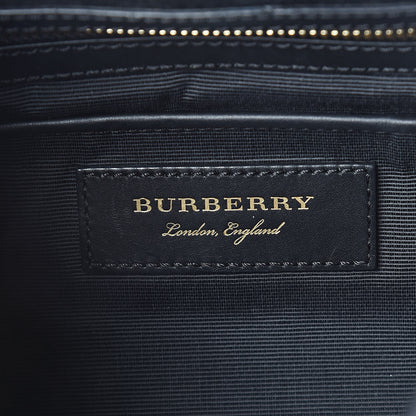 Burberry Metallic Satin Nylon Medium Rucksack Backpack Gold 6 of 10