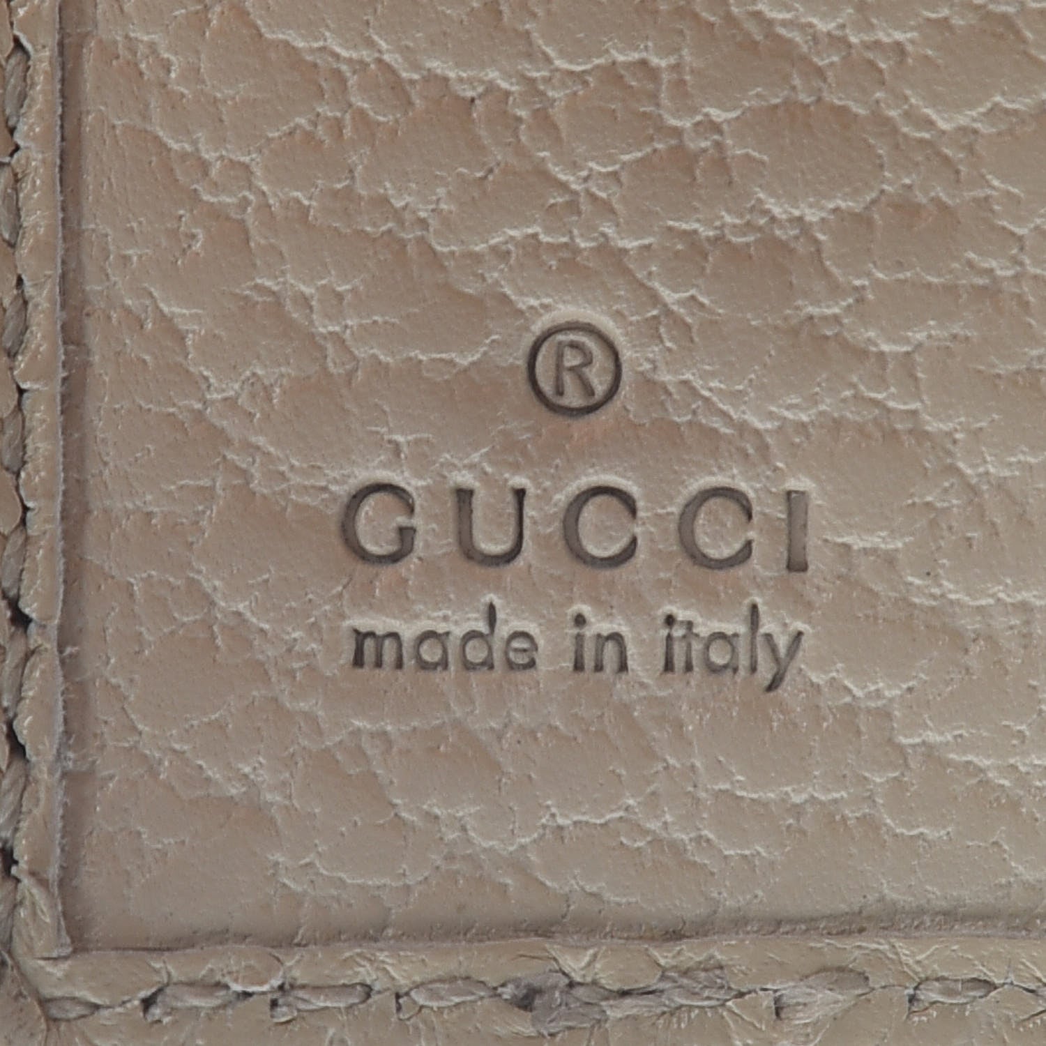 Gucci Calfskin Bamboo French Wallet White 6 of 12