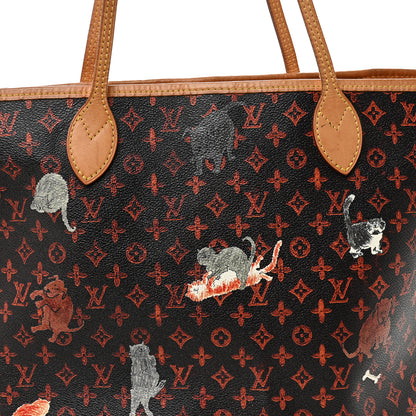 Louis Vuitton Catogram Neverfull MM Marron 9 of 12