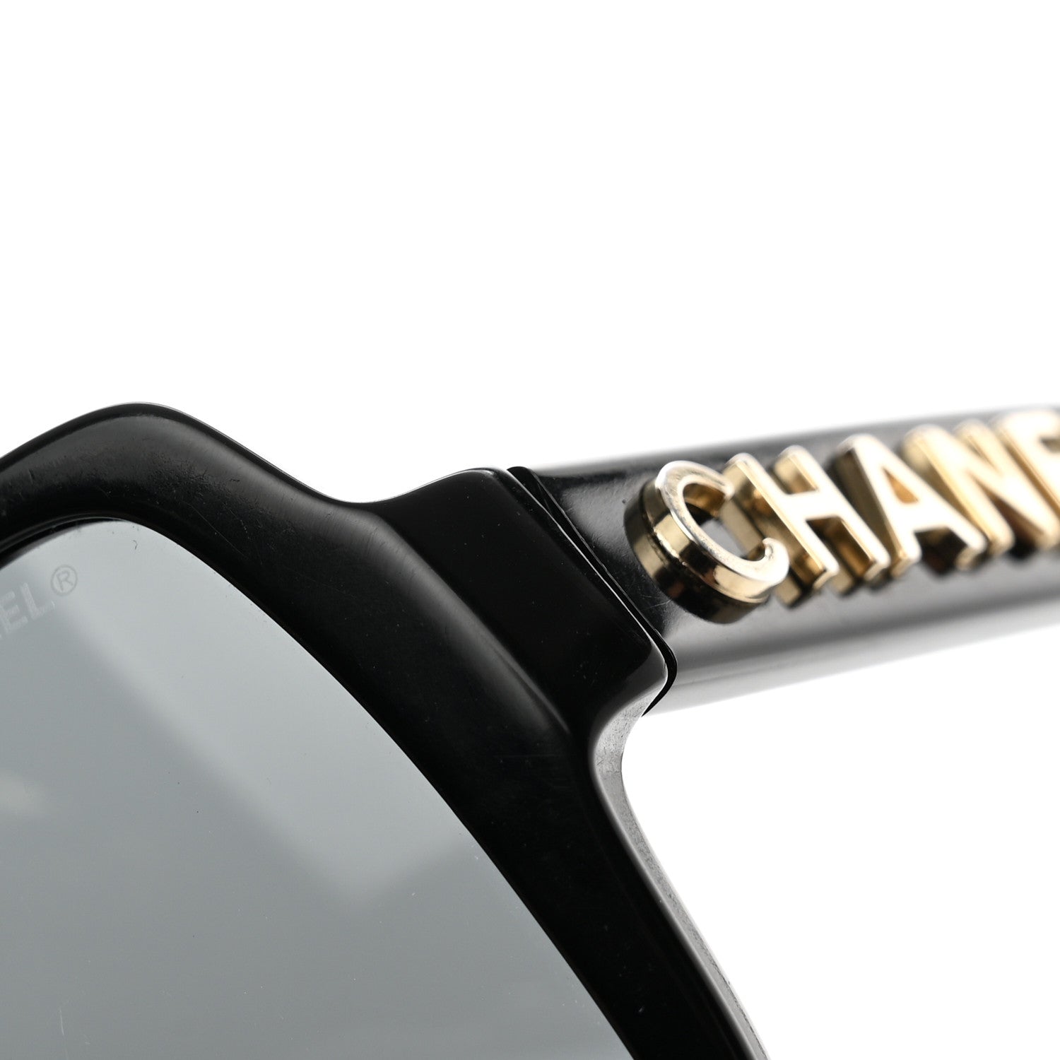 Chanel Acetate Polarized Square Sunglasses 5408-A Black 10 of 12