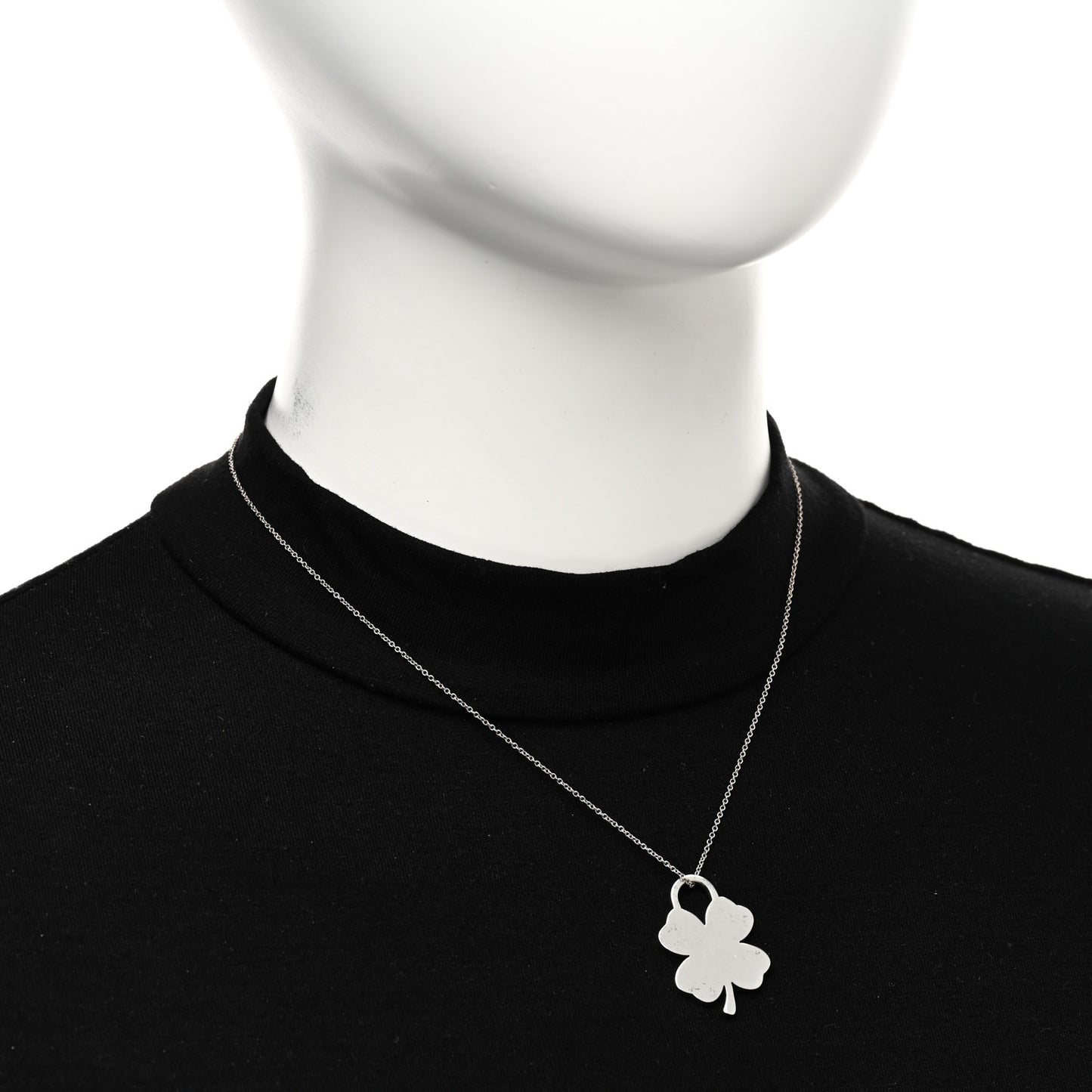 Sterling Silver Clover Pendant Necklace