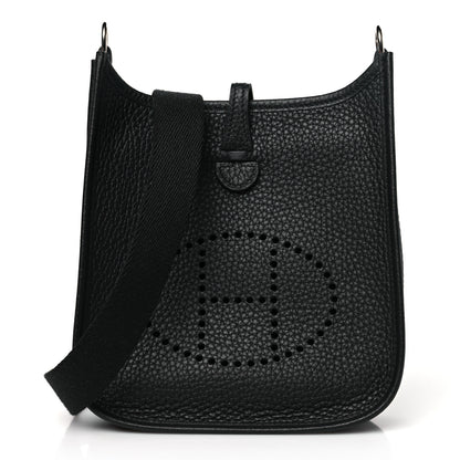 Hermes Taurillon Clemence Evelyne TPM Black 1 of 10