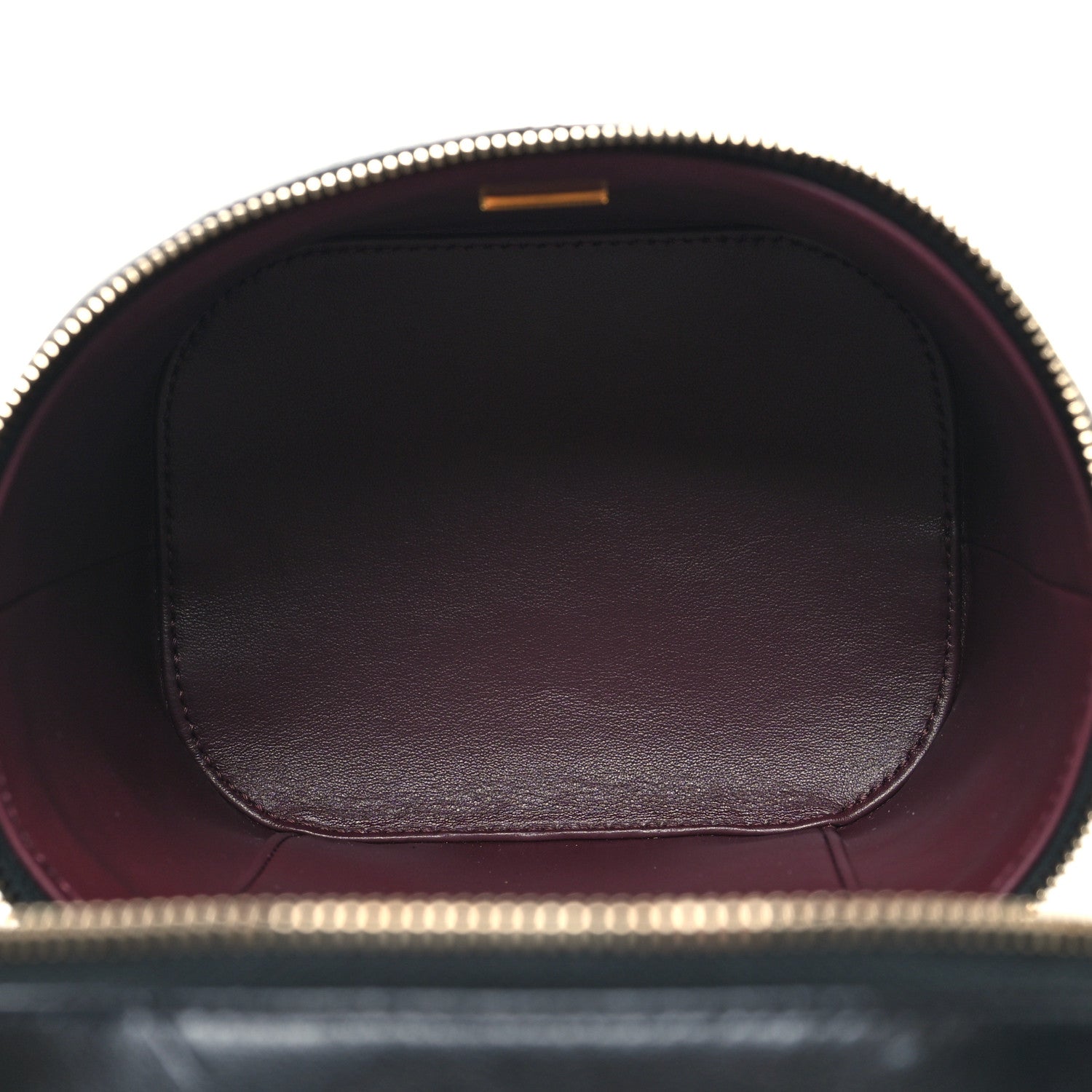 Chanel Lambskin Quilted Trendy Vanity Case Black 5 of 10