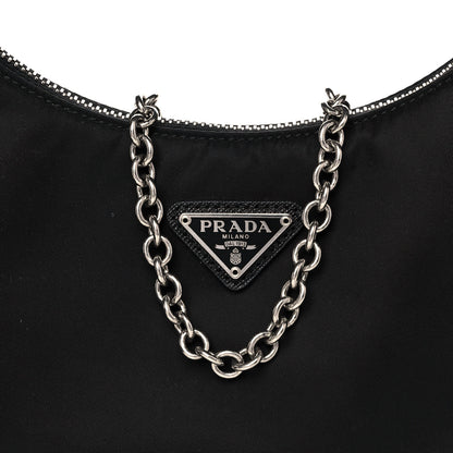 Prada Nylon Re-Edition 2005 Shoulder Bag Black 9 of 13