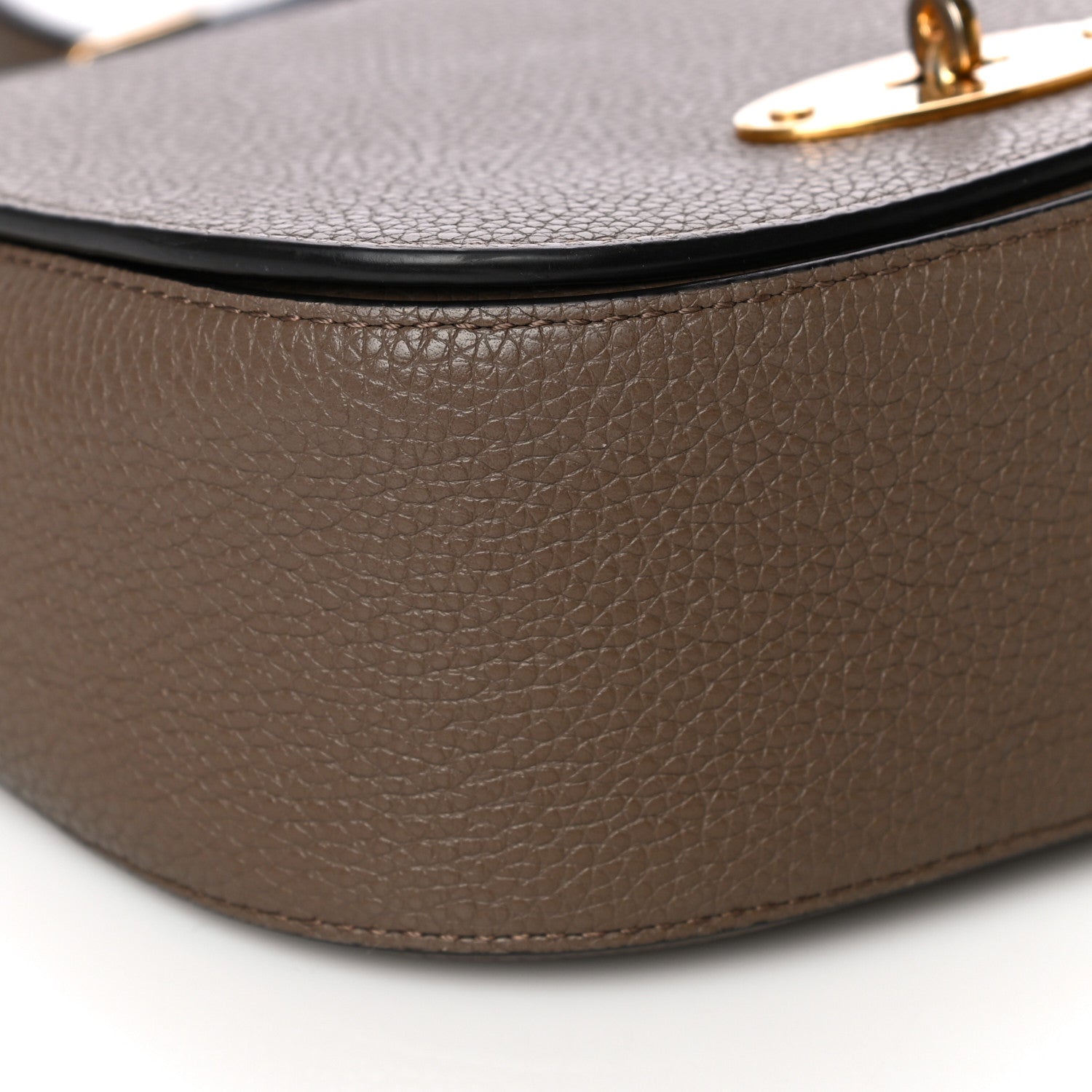 Mulberry Natural Grained Calfskin Small Darley Satchel Clay 9 of 11