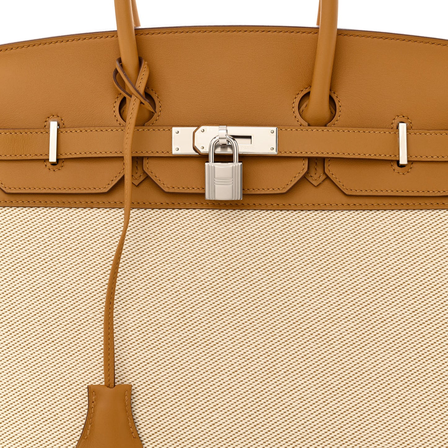 Swift Twill H Fray Fray Birkin 35 Sesame Ecru
