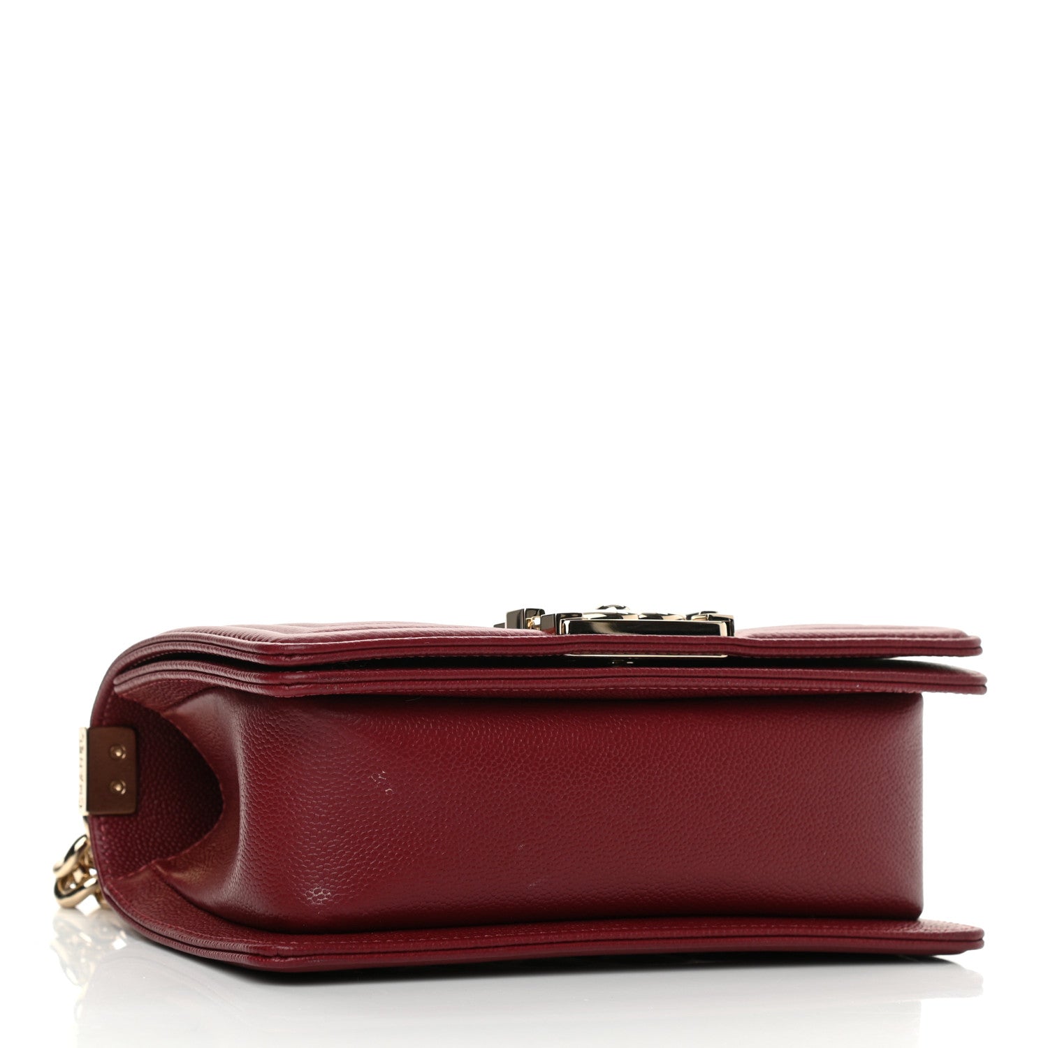 Chanel Caviar Quilted Small Boy Flap Burgundy 4 of 11