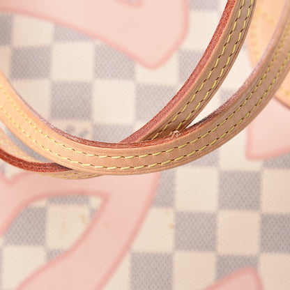 Louis Vuitton Damier Azur Tahitienne Neverfull MM 13 of 15