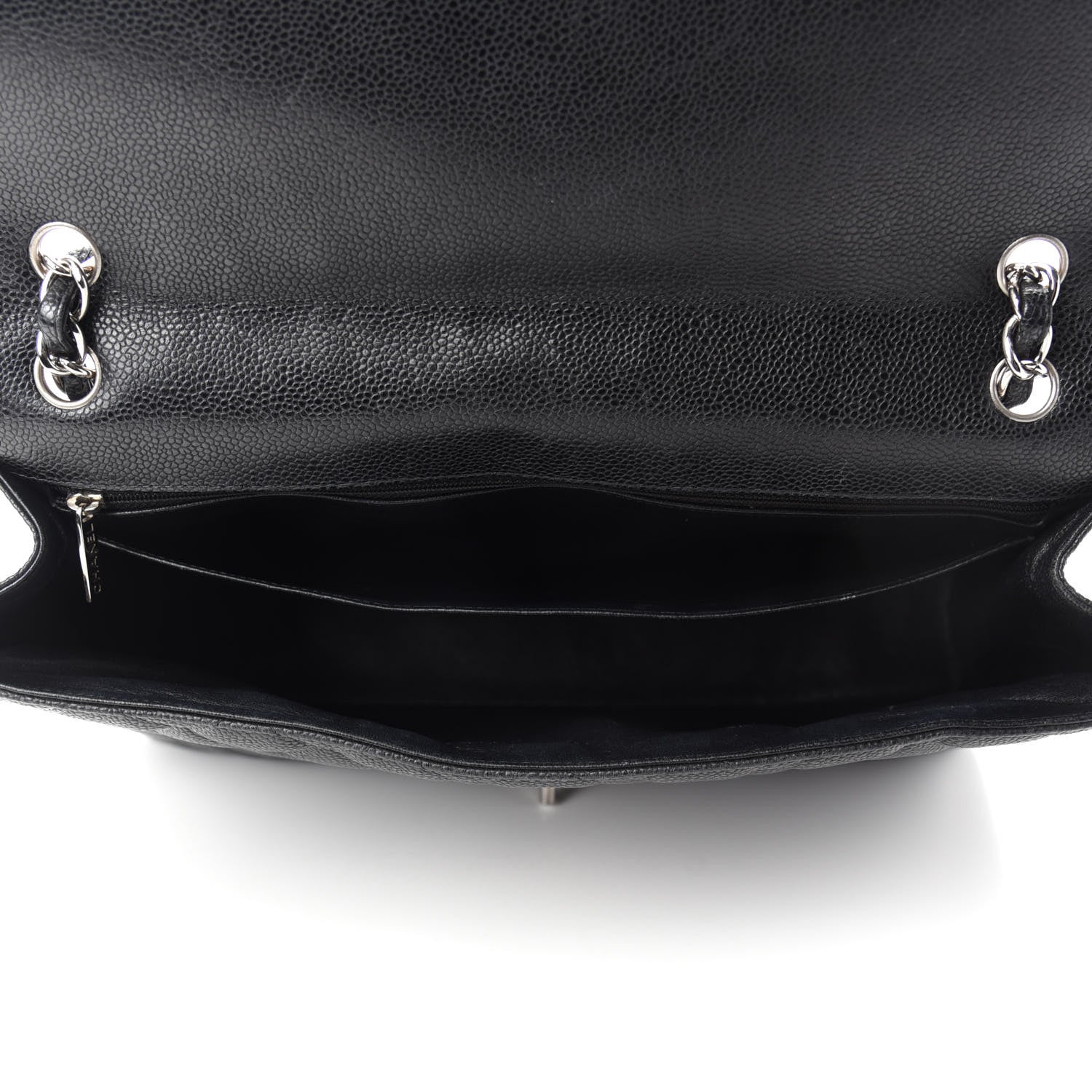 Chanel Caviar Quilted Maxi Single Flap Black 6 of 13