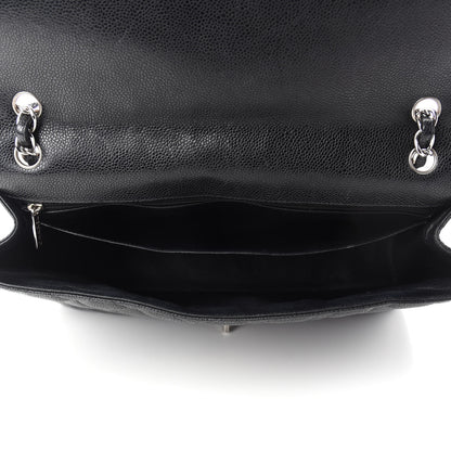 Chanel Caviar Quilted Maxi Single Flap Black 6 of 13