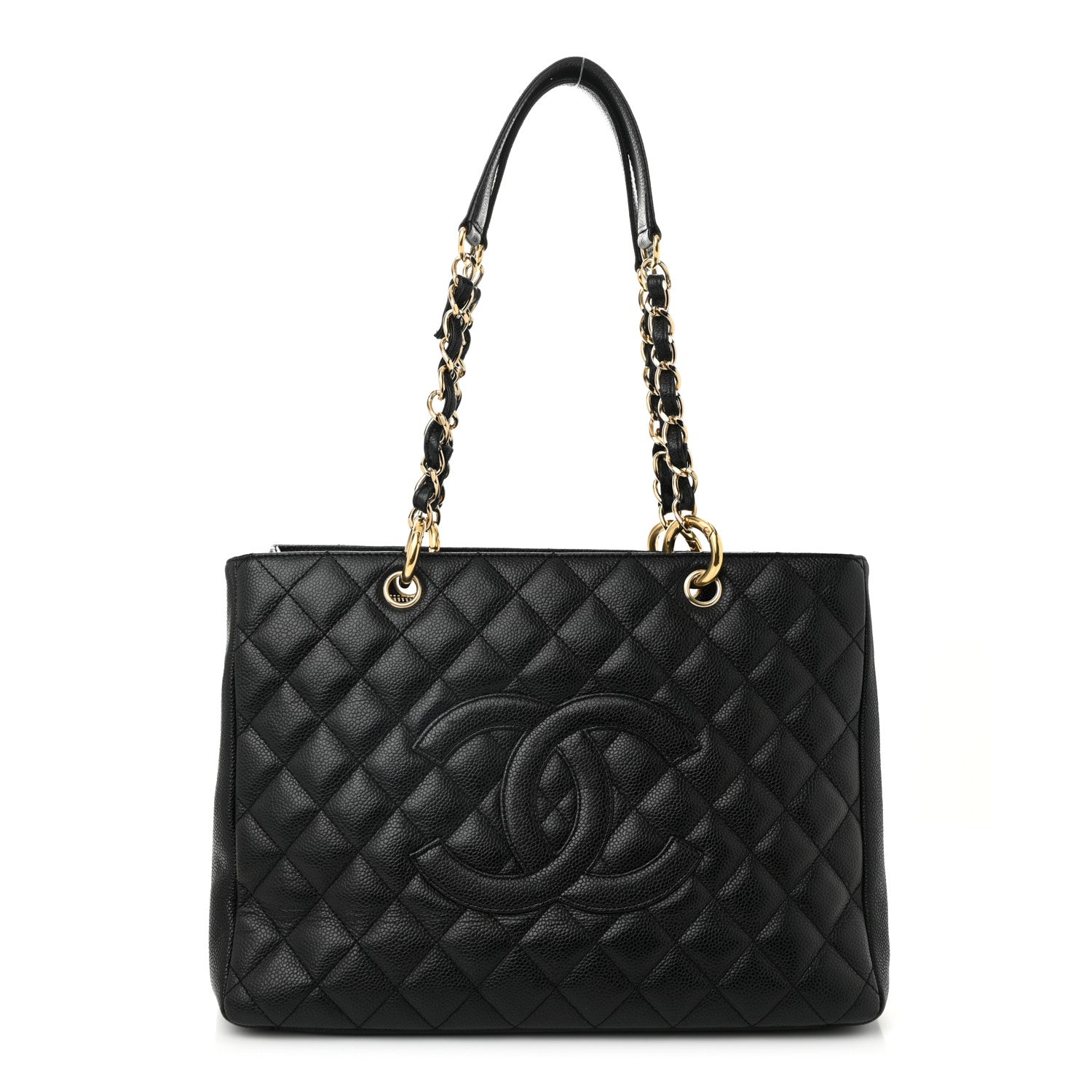 Chanel Caviar Quilted Grand Shopping Tote GST Black 1 of 10