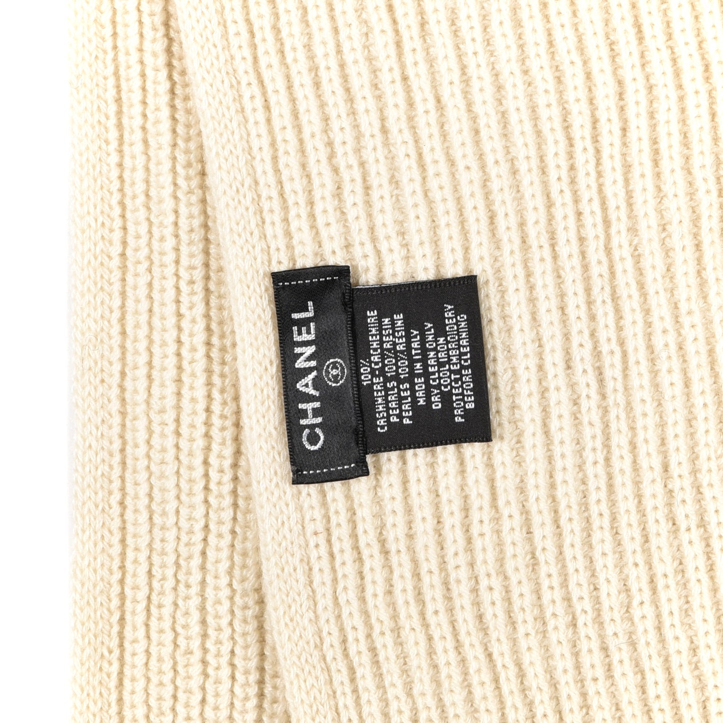 Cashmere Signature Stole Ivory