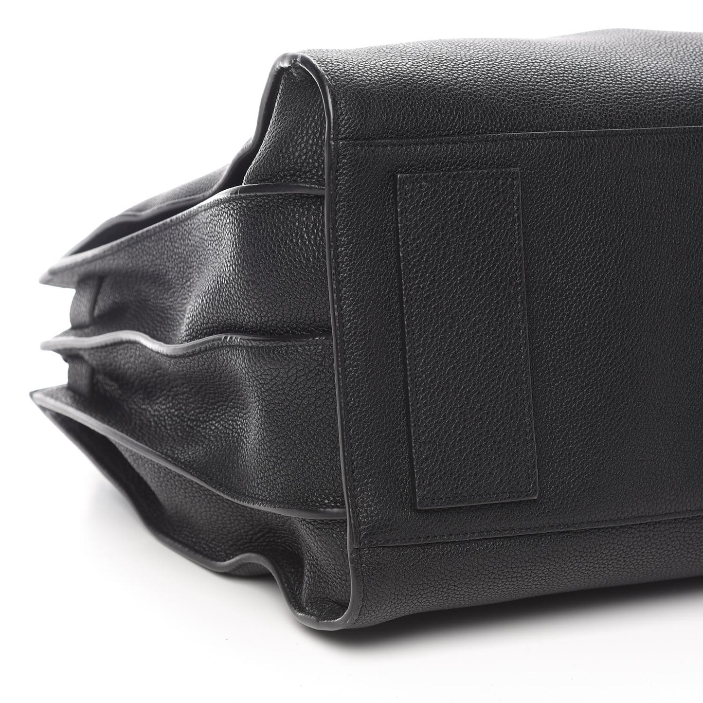 Grained Calfskin Large Souple Sac De Jour Black
