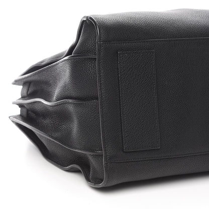 Saint Laurent Grained Calfskin Large Souple Sac De Jour Black 7 of 9