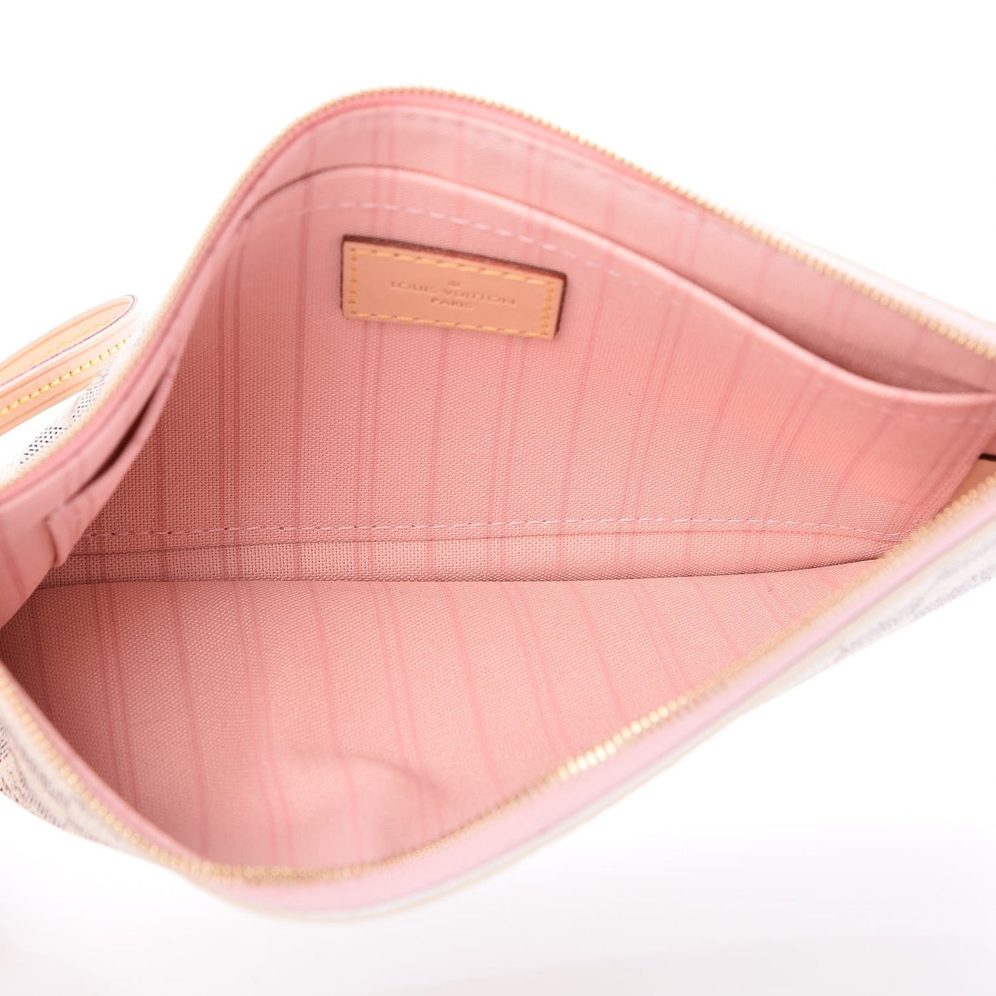 Damier Azur Neverfull MM GM Pochette Rose Ballerine