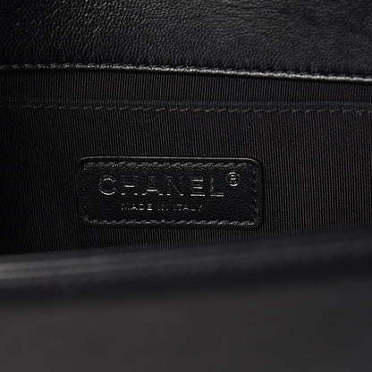 Chanel Lambskin Quilted Medium Boy Flap Black 5 of 10