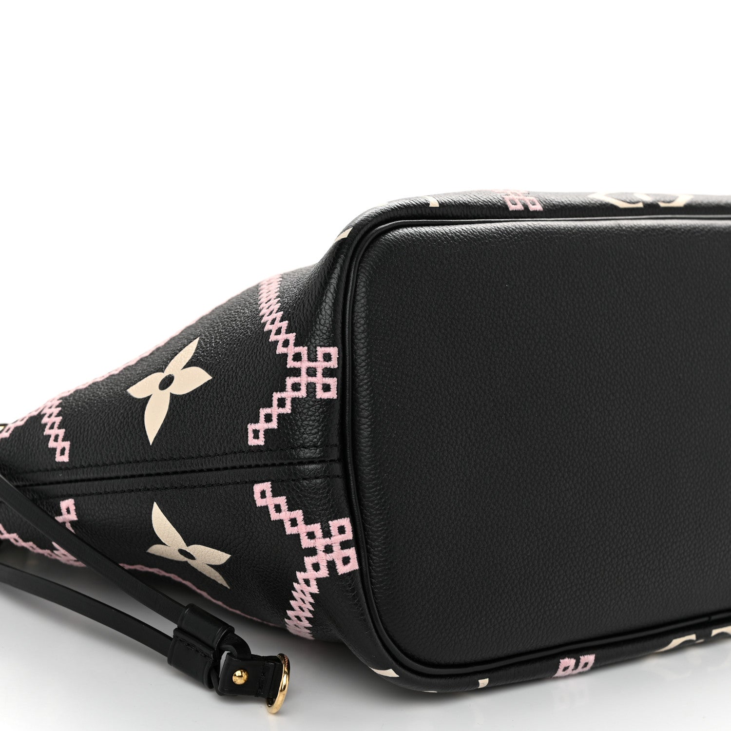 Louis Vuitton Empreinte Monogram Giant Broderies Neverfull MM Black 8 of 9