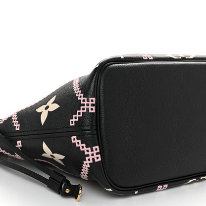 Louis Vuitton Empreinte Monogram Giant Broderies Neverfull MM Black 8 of 9