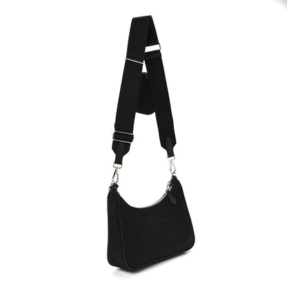 Prada Nylon Re-Edition 2005 Shoulder Bag Black 2 of 8