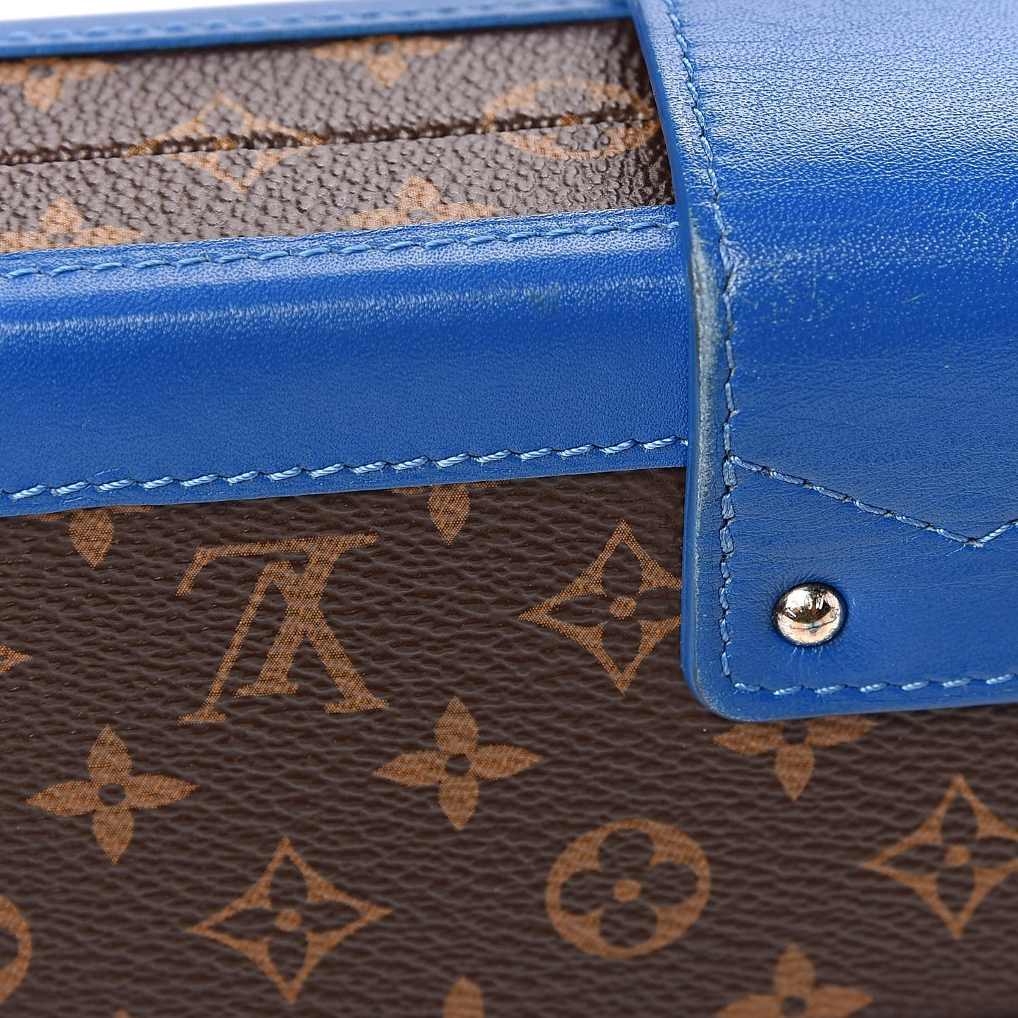 Monogram Petite Malle Blue Royal