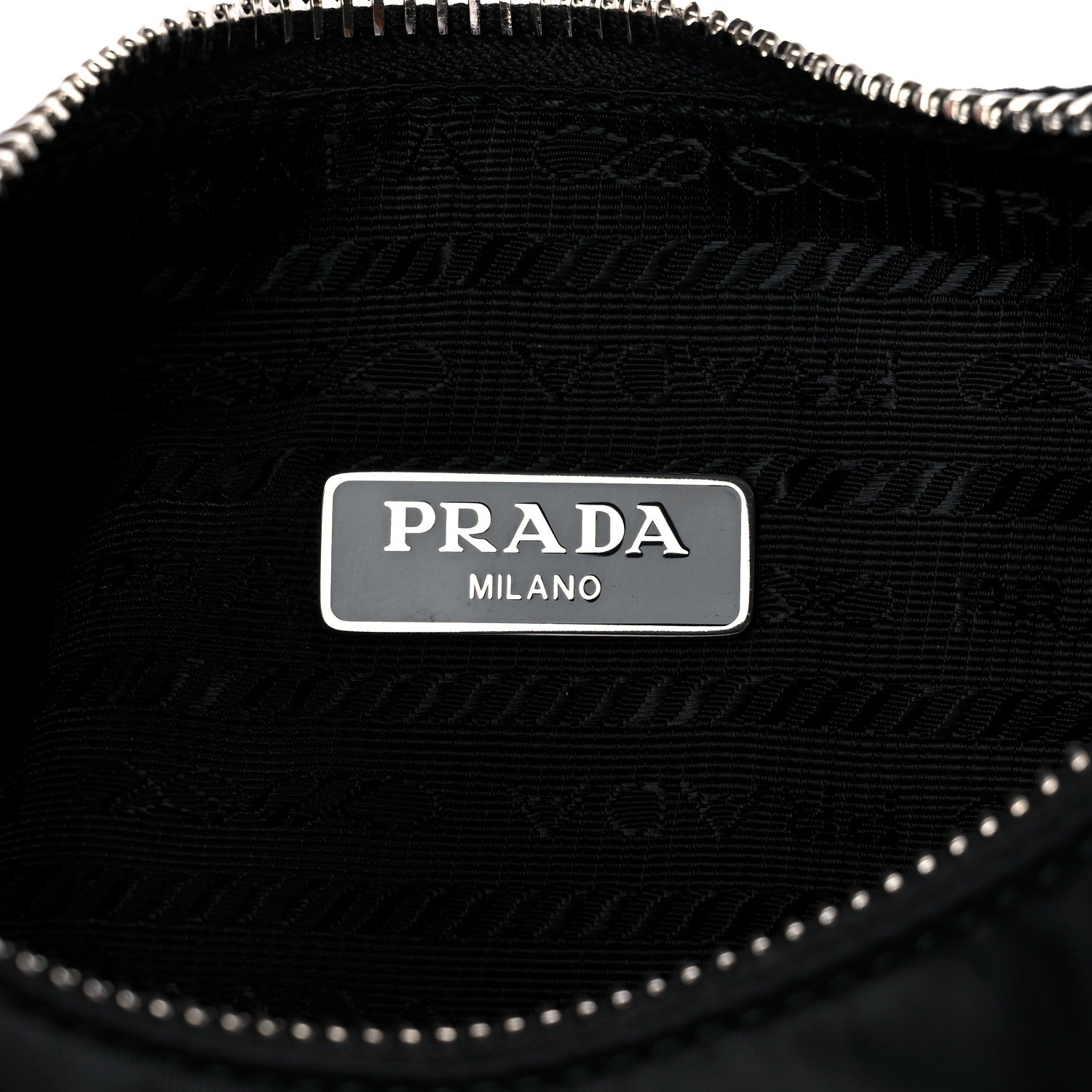 Prada Nylon Re-Edition 2005 Shoulder Bag Black 6 of 10