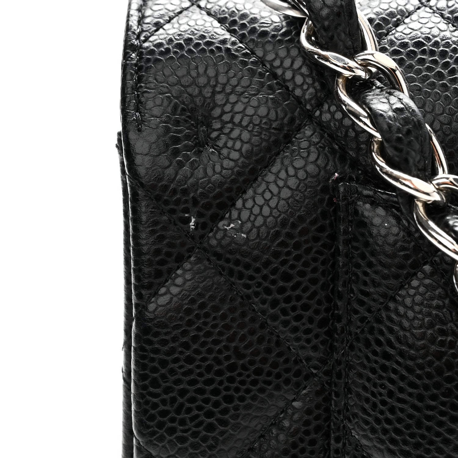 Chanel Caviar Quilted Jumbo Double Flap Black 11 of 11