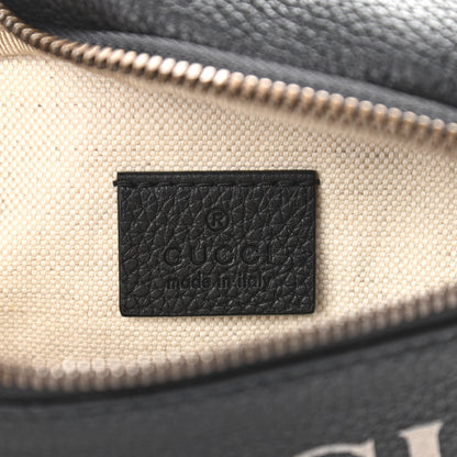 Gucci Grained Calfskin Small Logo Belt Bag Black 5 of 9