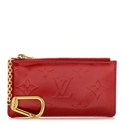 Louis Vuitton Vernis Key Pouch  Pomme D'Amour 1 of 7