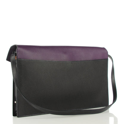 Hermes Evercolor Faco Clutch Ultraviolet Black 3 of 7