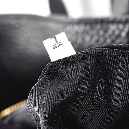 Prada Vitello Daino Tote Nero Black 9 of 13