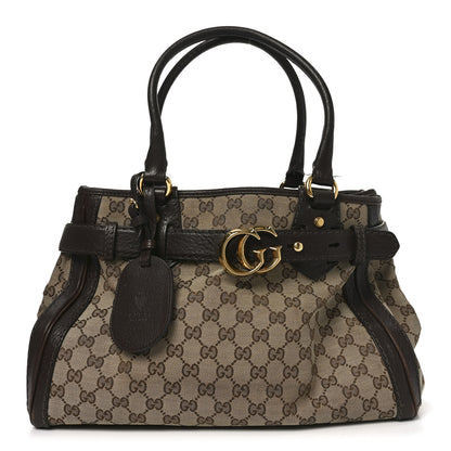 Gucci Monogram Medium GG Running Tote Dark Brown 2 of 20