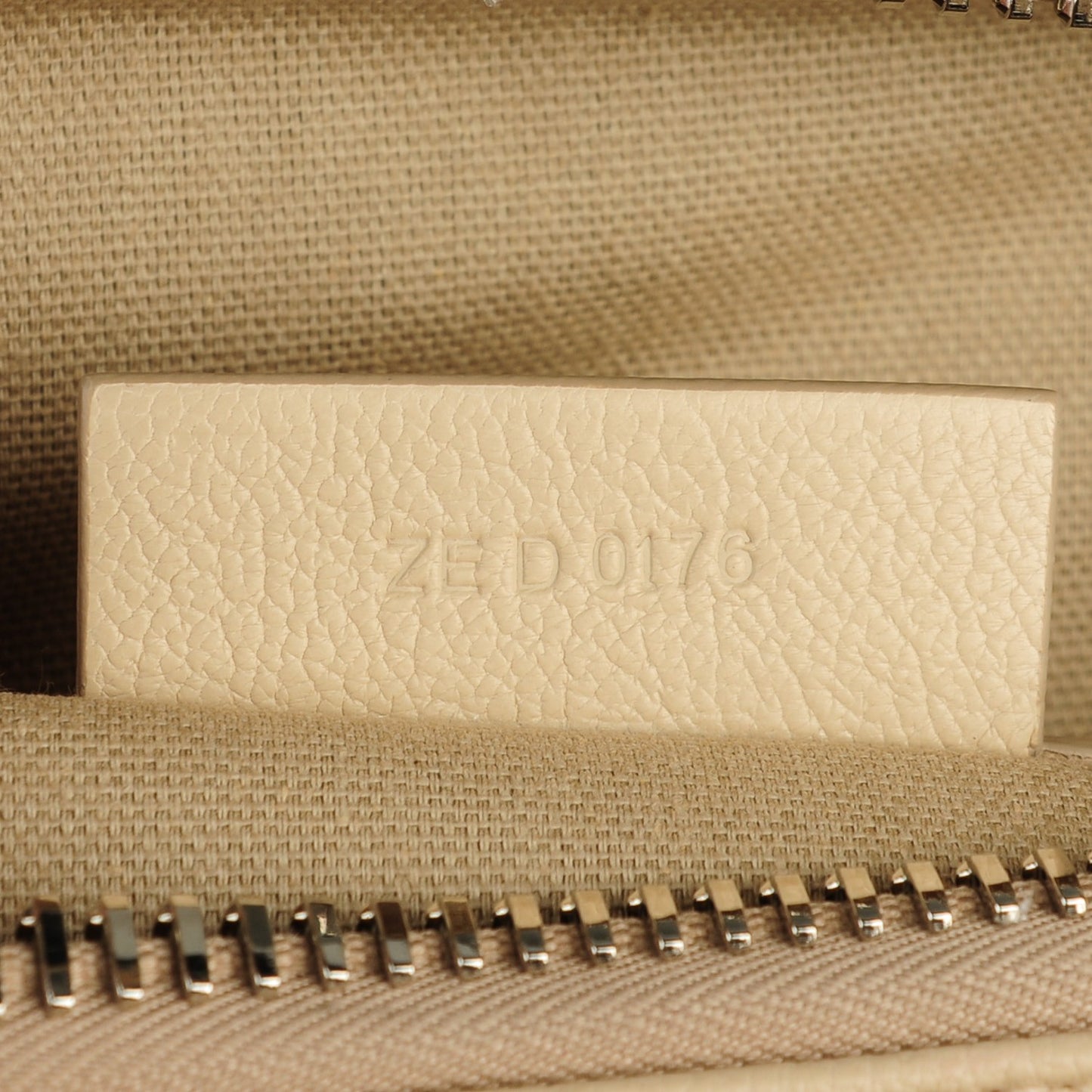 Sugar Goatskin Small Antigona Beige Buff