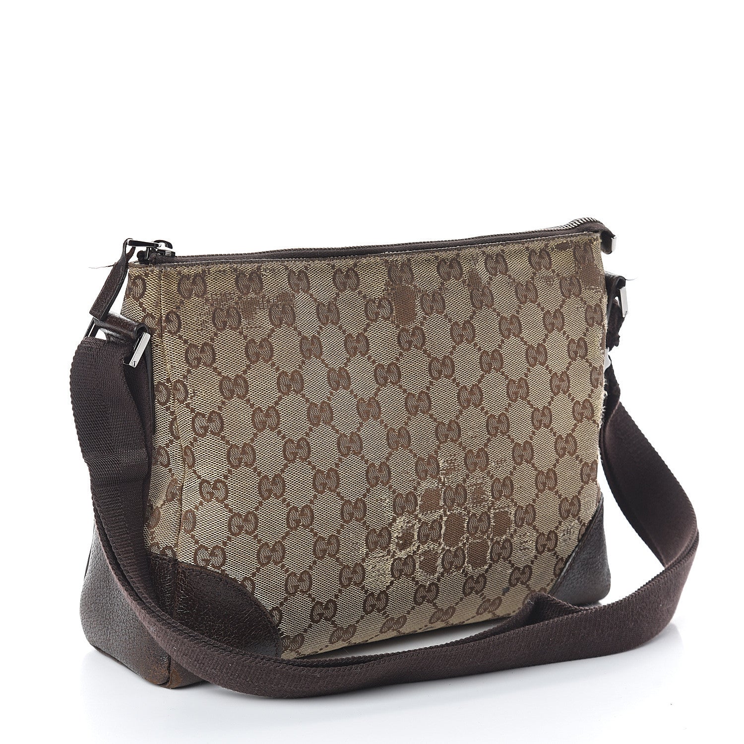 Gucci Monogram Joy Messenger Bag Dark Brown 2 of 13