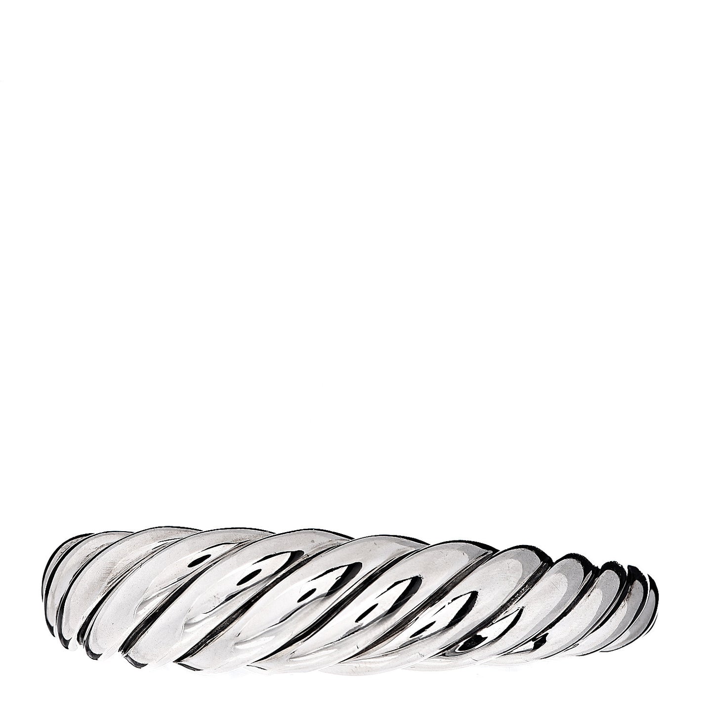 Sterling Silver 17mm Pure Form Cable Bracelet
