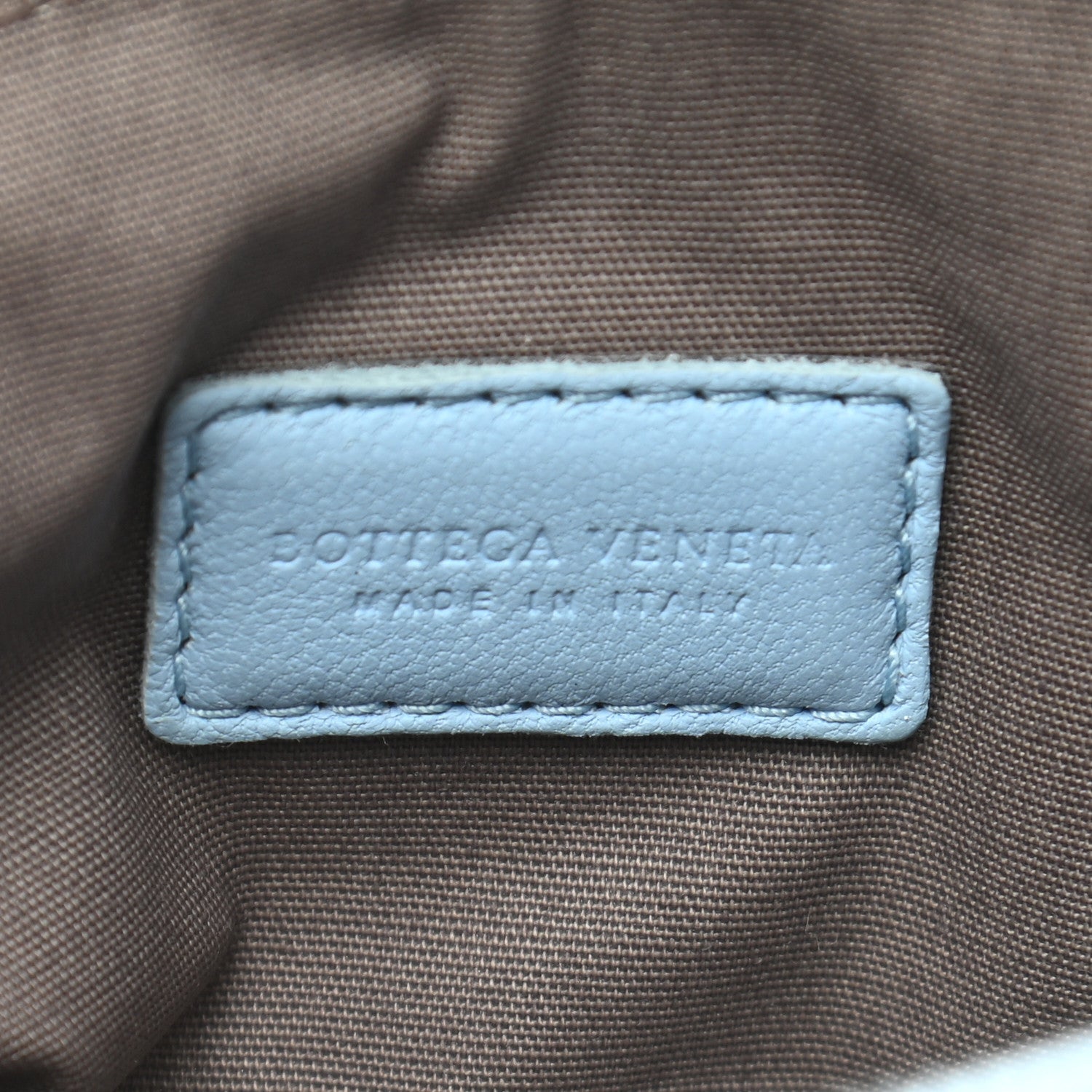 Bottega Veneta Nappa Intrecciato Small Cosmetic Pouch Light Blue 6 of 10