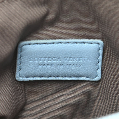 Bottega Veneta Nappa Intrecciato Small Cosmetic Pouch Light Blue 6 of 10