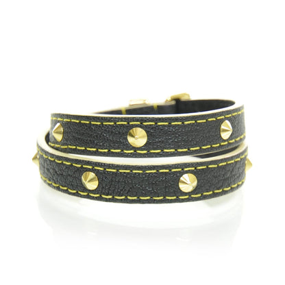 Louis Vuitton Suhali Double Tour Bracelet Black 1 of 6