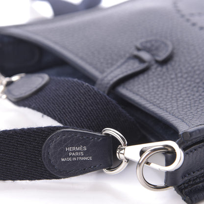Hermes Taurillon Clemence Amazone Evelyne TPM Bleu Nuit Bleu Indigo 8 of 8