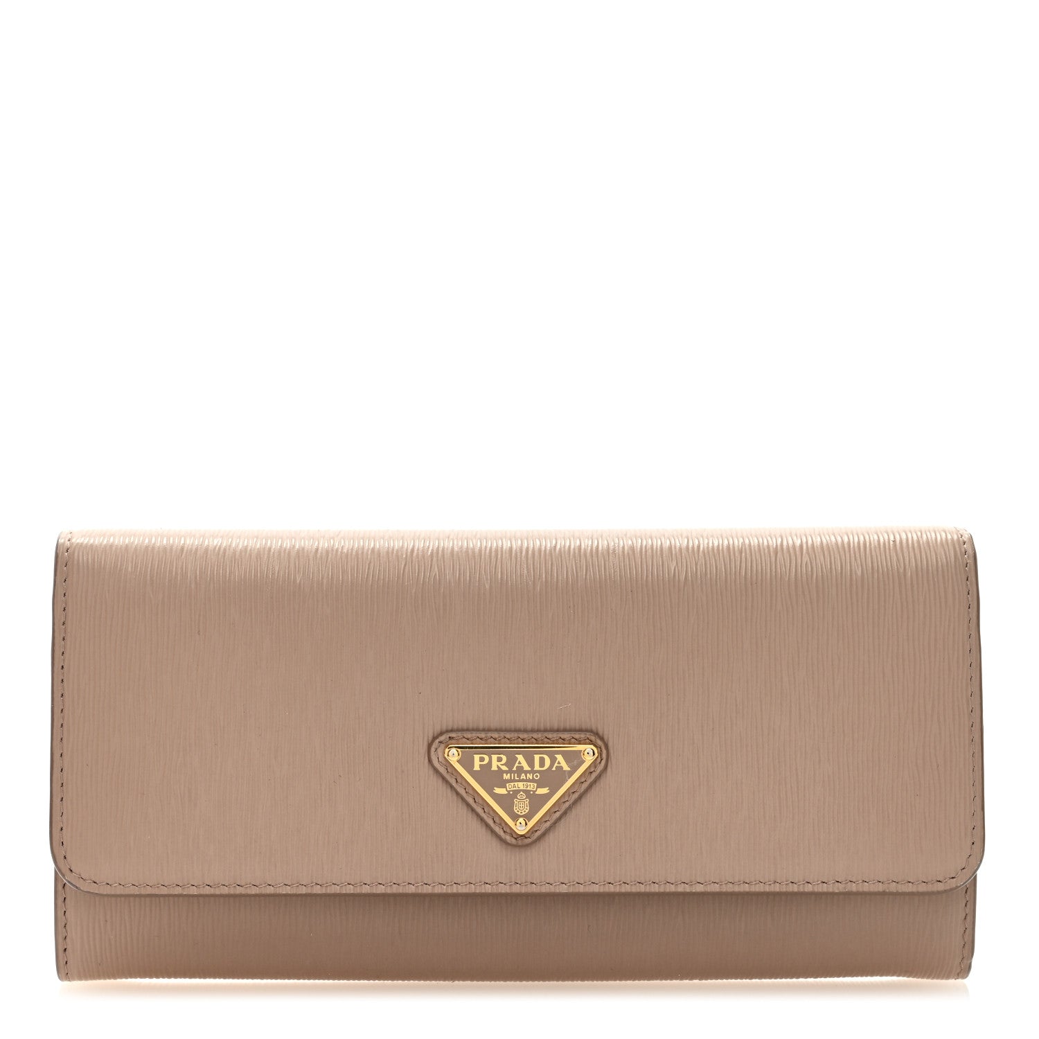 Prada Vitello Move Continental Flap Travel Wallet Cipria 1 of 7