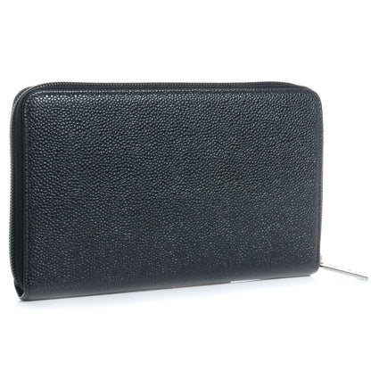 Chanel Caviar Large Zip CC Around Wallet Black 3 of 9