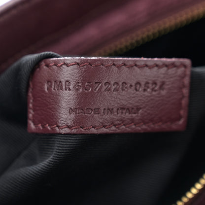 Saint Laurent Patent Le 5 A 7 Hobo Bordeaux 7 of 10