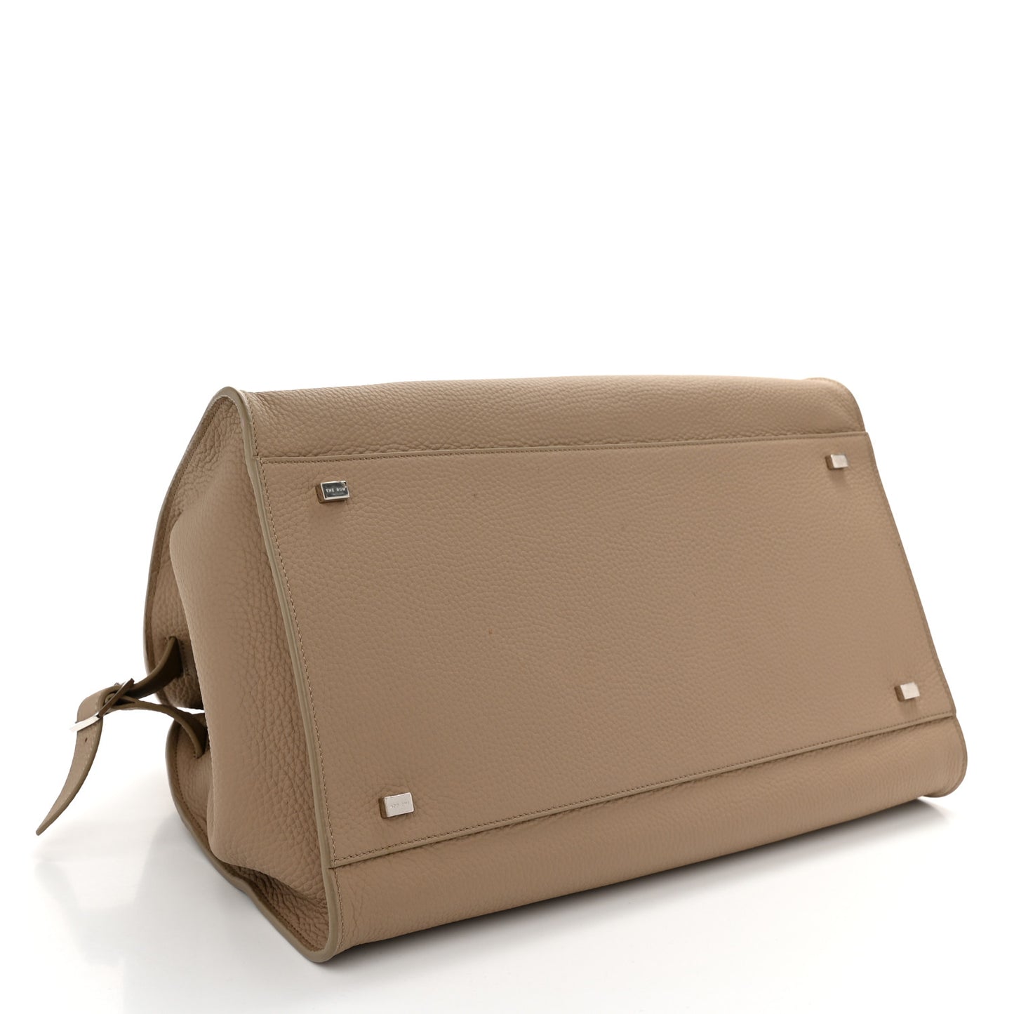 Matte Grained Calfskin Soft Margaux 15 Dark Taupe